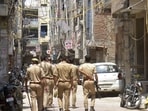 olice said the encounter took place around 3.30am when officers received information that the accused, who carried a reward of  <span class='webrupee'>₹</span>50,000, was trying to flee on a motorcycle with an accomplice. (Sakib Ali/HT Photo)