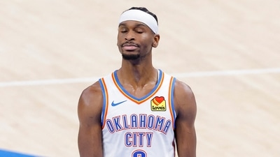 Shai Gilgeous-Alexander led all scorers with 35 points in Game 7, doing his best to keep the Thunder's season alive. (IMAGN IMAGES via Reuters Connect)