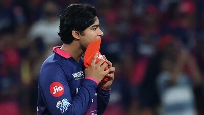 Rajasthan Royals' Vaibhav Sooryavanshi looks dejected after the match (REUTERS)