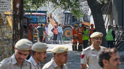 The incident took place on Western Marg in Saidulajab, a locality known for a sea of PG accommodation, coaching centres, and student messes. (PTI) The incident took place on Western Marg in Saidulajab, a locality known for a sea of PG accommodation, coaching centres, and student messes. (PTI)