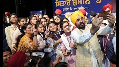 Punjab chief minister Bhagwant Mann said his government was turning Punjab into the country’s leading education destination and reversing the long-held perception that quality education can only be found abroad. Punjab chief minister Bhagwant Mann said his government was turning Punjab into the country’s leading education destination and reversing the long-held perception that quality education can only be found abroad.