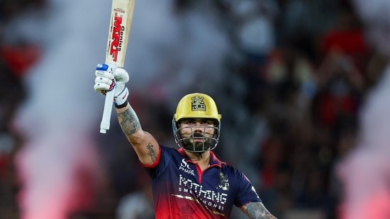 End of the day, it was all about Virat Kohli. Starring for the franchise he has called his home, Kohli struck his fastest-ever IPL fifty, taking only 25 deliveries. Ultimately, he finished on 75*, with three sixes to his name – one of them over long-on to wrap it up, the chasemaster doing what he has done so well for so many years. RCB win with two overs to spare, and are crowned champions!(ANI Pic Service)
