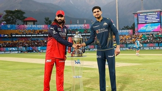 Rajat Patidar and Shubman Gill during Qualifier 1. (X images)