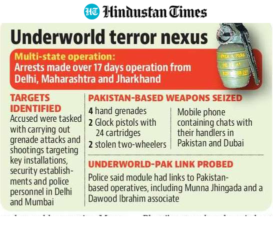 The grenades were made in Pakistani ordnance factory and pistols and cartridges made in Pakistan. (HT Photo) The grenades were made in Pakistani ordnance factory and pistols and cartridges made in Pakistan. (HT Photo)