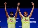 Satwiksairaj Rankireddy and Chirag Shetty won the men's doubles title at the Singapore Open.