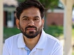 Abhijeet Dipke, head of the CPJ Cockroach Janta Party (CJP), poses for a portrait at an undisclosed location in the US.