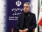Iran's Foreign Ministry spokesman Esmaeil Baghaei attends an interview amid the US-Israeli conflict with Iran, in Tehran.