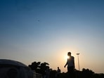 On Monday, the city recorded a maximum temperature of 36.3°C. (Sanchit Khanna/HT Photo)