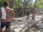 Resident groups say they have been collecting contributions to fund garbage collection, sweeping and housekeeping services. (HT)