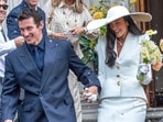 If their legal ceremony was this stylish, we can't wait to see Dua Lipa and Callum Turner's actual wedding looks. (Pic: Ray Collins)