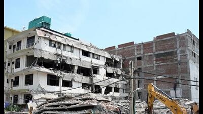 According to another officer, Zaildar’s name appears on lease agreements executed with tenants operating a co-working space and a media firm from the building. (Hindustan Times) According to another officer, Zaildar’s name appears on lease agreements executed with tenants operating a co-working space and a media firm from the building. (Hindustan Times)