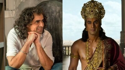 Imtiaz Ali says he's happy to see Ranbir Kapoor play Lord Rama. Imtiaz Ali says he's happy to see Ranbir Kapoor play Lord Rama.