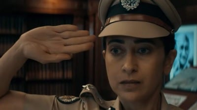 Brown trailer: Karisma Kapoor plays a shattered cop chasing a serial killer in haunting thriller. Brown trailer: Karisma Kapoor plays a shattered cop chasing a serial killer in haunting thriller.