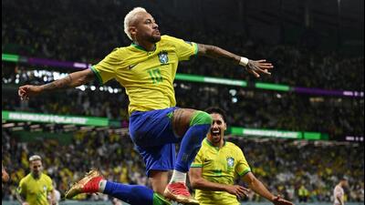 Neymar celebrates after scoring against Croatia during the quarter-final of 2022 FIFA World Cup in Doha. (REUTERS/FILE) Neymar celebrates after scoring against Croatia during the quarter-final of 2022 FIFA World Cup in Doha. (REUTERS/FILE)