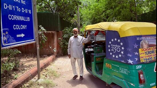 Auto rickshaw driver Muhammedeen.