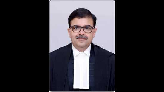 Justice Mishra was transferred from the Allahabad high court to the Punjab and Haryana high court in July 2025. (HT)