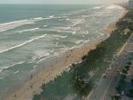 Pranav Das showed the view from his flat in Da Nang, Vietnam. 