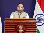 Ministry of external affairs (MEA) spokesperson Randhir Jaiswal said India completely rejects such references. Ministry of external affairs (MEA) spokesperson Randhir Jaiswal said India completely rejects such references.