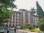 Pune, India - Oct. 23, 2015: PMC Building in Pune, India, on Friday, October 23, 2015. (Photo by Rahul Raut/HT PHOTO)