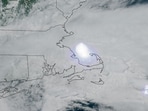 This satellite image handout from the Cooperative Institute for Research in the Atmosphere at Colorado State University and the National Oceanic and Atmospheric Administration.