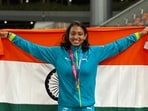 Gujarat sprinter Kajal Vaja celebrates with teammates after India's silver-medal-winning performance in the women's 4x100m relay at the Asian U-20 Athletics Championships in Hong Kong. Gujarat sprinter Kajal Vaja celebrates with teammates after India's silver-medal-winning performance in the women's 4x100m relay at the Asian U-20 Athletics Championships in Hong Kong.
