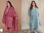 Plus size kurta sets for women(Pinterest)