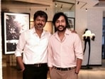 RJ Karuppu with Tamil Nadu CM Vijay.