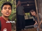 An Indian man ran out of water in Japan and received juice, lunch and warmth from a local couple.
