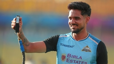 Gurnoor got his maiden India call-up for the Afghanistan Test. (PTI) Gurnoor got his maiden India call-up for the Afghanistan Test. (PTI)