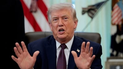 US President Donald Trump's weight has been revealed in his annual health check. (REUTERS)