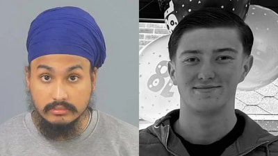 Vickrum Digwa, aged 23, stabed 18-year-old Henry Nowak using a 21 cm blade that he said he carried as part of his Sikh faith. (Hampshire Police/X via @tanishabramwell) Vickrum Digwa, aged 23, stabed 18-year-old Henry Nowak using a 21 cm blade that he said he carried as part of his Sikh faith. (Hampshire Police/X via @tanishabramwell)