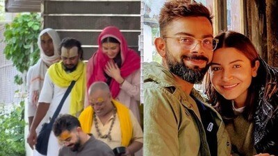 চন্দন-চর্চিত কপাল,মাথায় ওড়না! টানা ২বার IPL জয়,প্রেমানন্দ মহারাজের দরবারে বিরুষ্কা চন্দন-চর্চিত কপাল,মাথায় ওড়না! টানা ২বার IPL জয়,প্রেমানন্দ মহারাজের দরবারে বিরুষ্কা