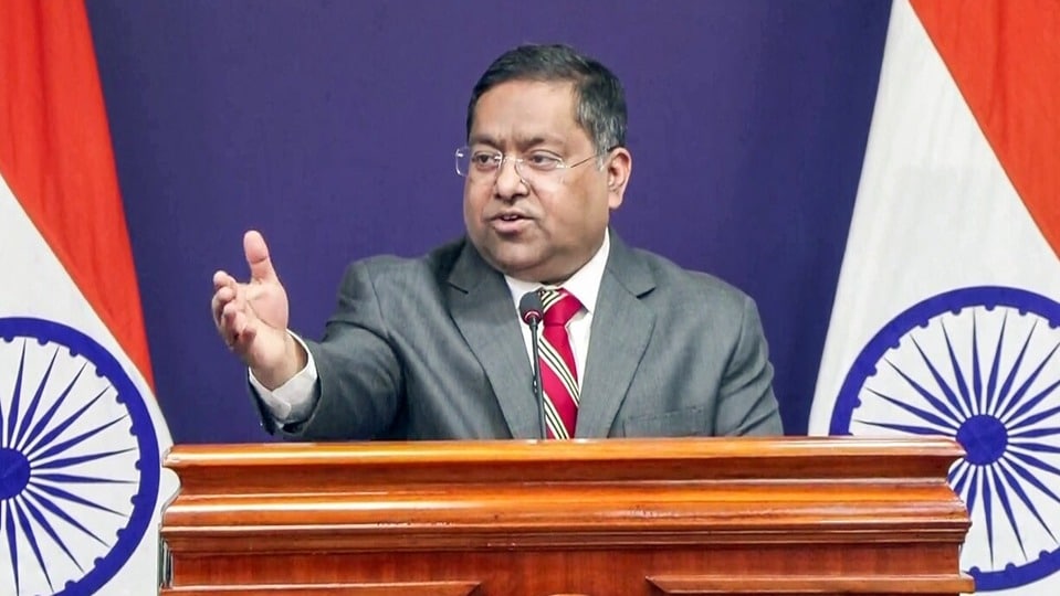 রণধীর জয়সোয়াল। (@MEAIndia)