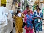 A review of the ongoing exercise found the work has progressed in 1,172 of the total 2,284 HLBs identified in Noida authority’s jurisdiction, said officials. (Sunil Ghosh/HT Photo)