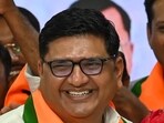 BJP’s Ahmednagar candidate Prajakt Tanpure, who joined the party after defecting from the NCP just hours before filing his nomination, is a third-generation politician from the district (HT Photo)