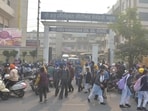 CM Bhagwant Mann said the fee structure of private unaided schools was governed by the Punjab Regulation of Fee of Unaided Educational Institutions Act, 2016, which stipulated that fee hikes should not exceed 8% of the previous year’s fee, but this provision was diluted through amendments introduced by the previous government. (HT File)