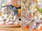 Kunal Kapur's apple salad can be whipped up in minutes. 