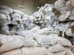 Confiscated narcotic drugs.