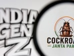 The Cockroach Janta Party and words "India Gen Z" logo are seen in this illustration taken May 28, 2026. (REUTERS Illustration/FILE)
