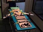 FILE PHOTO: A lethal injection chamber at Washington State Penitentiary in Walla Walla, Washington, U.S., September 6, 2024. REUTERS/Matt Mills McKnight/File Photo