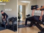 Jeana Aragon shares her 85-year-old father's weight training regimen on social media. 