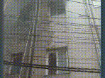 People were seen jumping from windows after fire at Malviya Nagar hotel.
