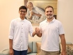 Sarthak Sidhant, 17-year-old student, met Rahul Gandhi on June 2