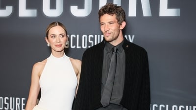 Emily Blunt, left, and Josh O'Connor pose upon arrival for the premiere of the film Disclosure Day at the Grand Rex in Paris. (AP Photo/Thomas Padilla) Emily Blunt, left, and Josh O'Connor pose upon arrival for the premiere of the film Disclosure Day at the Grand Rex in Paris. (AP Photo/Thomas Padilla)