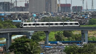 Services on the 19.54-km corridor between Chembur and Sant Gadge Maharaj Chowk (Jacob Circle) were halted in September 2025 following a series of technical failures during last year’s monsoon, which put lives at risk. (Raju Shinde/HT Photo)