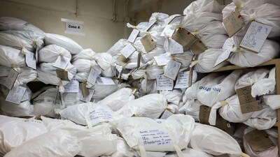Confiscated narcotic drugs. (Reuters File)