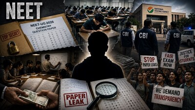 The NEET-UG 2026 exam saw participation from over 22 lakh students. (AI generated)