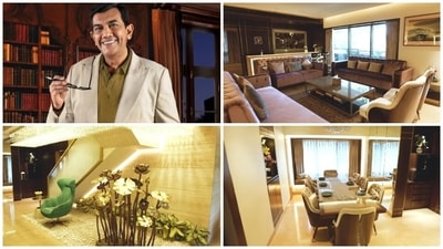Take a video tour of Sanjeev Kapoor's lavish Mumbai home. Take a video tour of Sanjeev Kapoor's lavish Mumbai home.