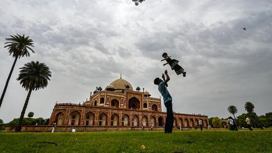 A minimum temperature of 27.4°C was recorded on Wednesday. (HT PHOTO)