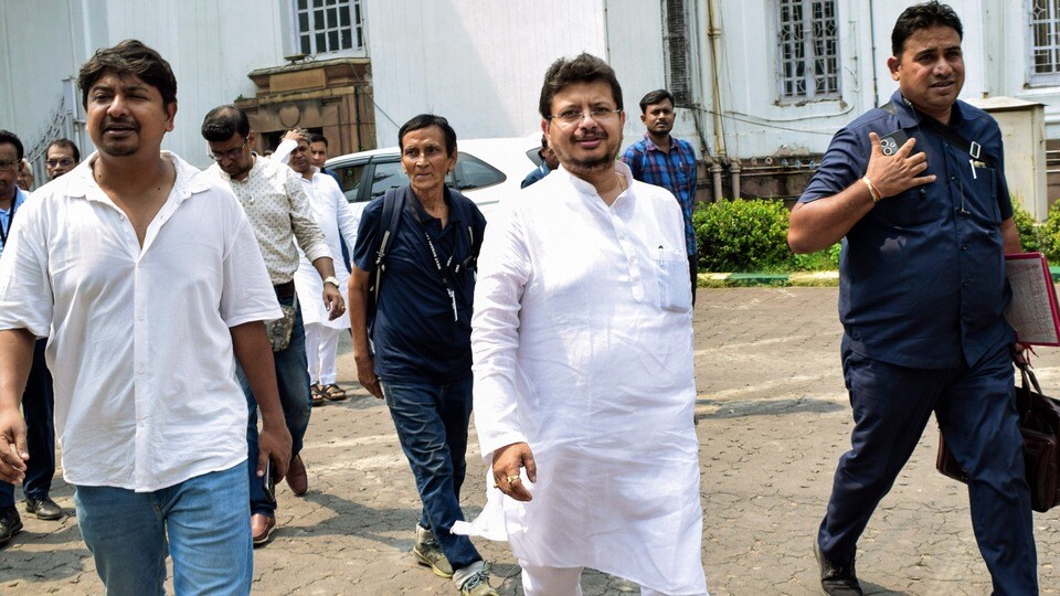 পশ্চিমবঙ্গ বিধানসভার বিরোধী দলনেতা ঋতব্রত বন্দ্যোপাধ্যায়। (ছবি সৌজন্যে এএনআই)